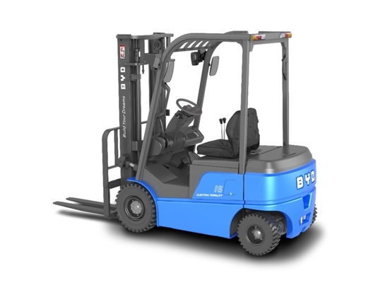 Изготовленный в Китае, четырехствольный балансовый погрузчик BYD весом 7,0-8,0 тонны чисто электрический вилочный погрузчик для Dual Drive