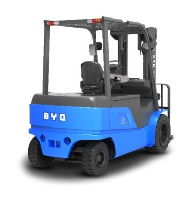 Изготовленный в Китае, четырехствольный балансовый погрузчик BYD весом 7,0-8,0 тонны чисто электрический вилочный погрузчик для Dual Drive