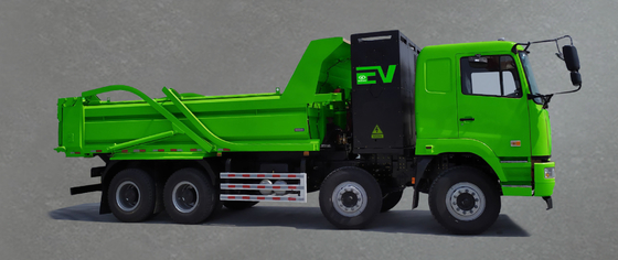 Geely CATL аккумулятор с 282-градусной заменой аккумулятора, 8X4 тяжелый чисто электрический грузовик для транспортировки городского мусора