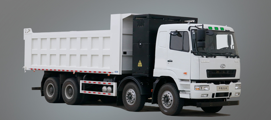 Geely CATL аккумулятор с 282-градусной заменой аккумулятора, 8X4 тяжелый чисто электрический грузовик для транспортировки городского мусора