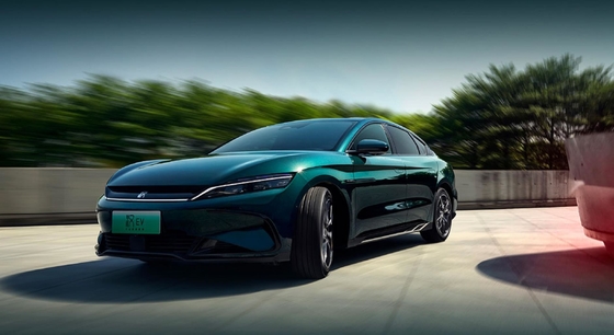 Горячая продажа автомобиля BYD Han EV ограниченное издание интеллектуальный четырехколесный электрический седан