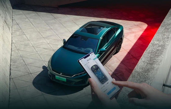 Горячая продажа автомобиля BYD Han EV ограниченное издание интеллектуальный четырехколесный электрический седан
