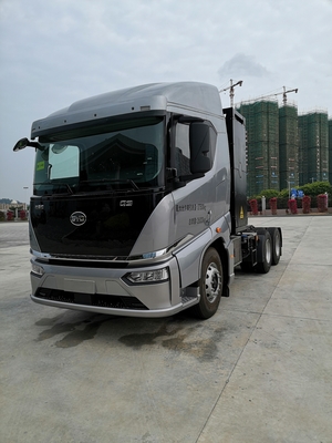 Горячая продажа 282 киловатт-часов электроэнергии, BYD 6x4 чисто электрический трактор, предназначенный для дока