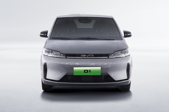 Китай сделал 418KM боковые раздвижные двери BYD D1 чисто электрический седан совместный автомобиль