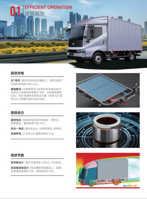 Спецификации чистоэлектрического светового грузовика T5
